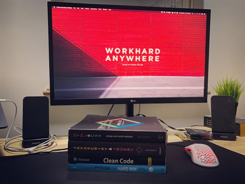 Coding workspace with DotIAM branding